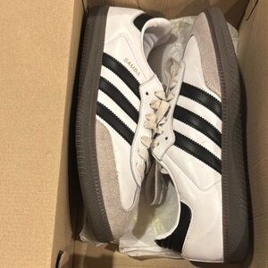Adidas Samba White and Black Men's Shoes